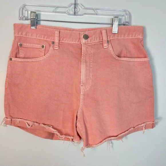 Lucky Brand Shorts Lucky Brand Pink Relaxed Fit Jean Shorts